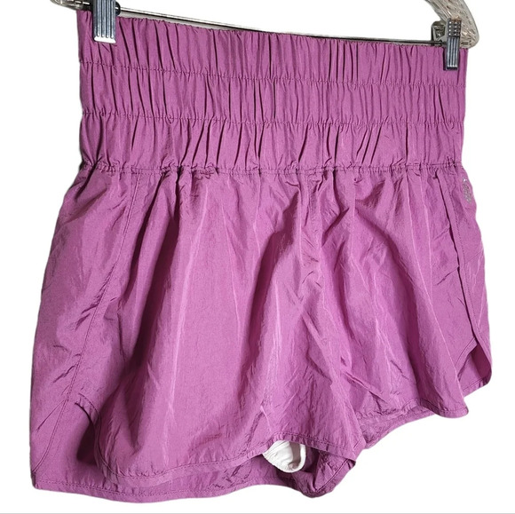 Free People Movement Pink Orchid Active Shorts Lined Size XL New - Picture 1 of 15